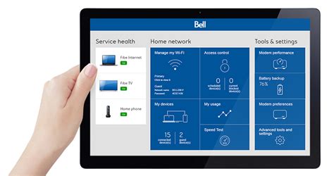 Accessing your Bell Home Hub .